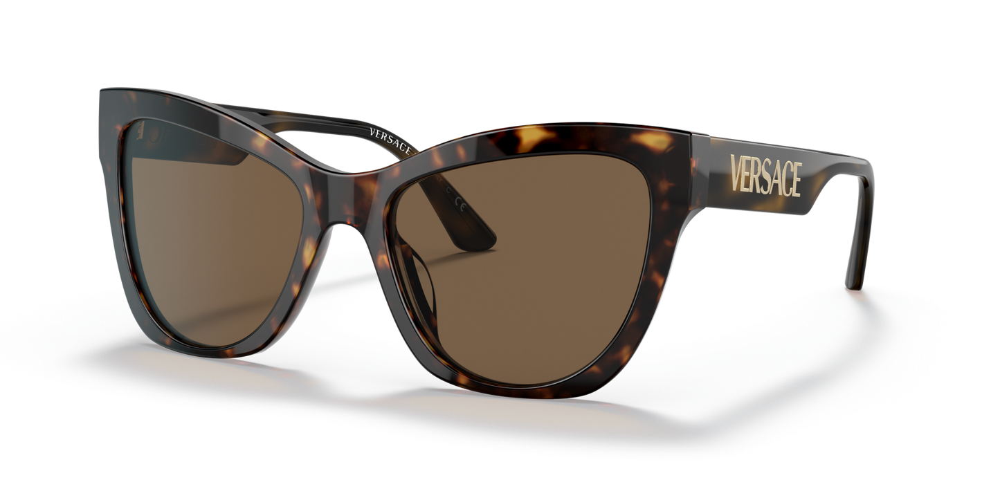 משקפי שמש של ורסאצ'ה הוואנה-חום כהה | Versace VE4417U Havana-Dark Brown