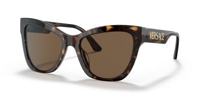משקפי שמש של ורסאצ'ה הוואנה-חום כהה | Versace VE4417U Havana-Dark Brown