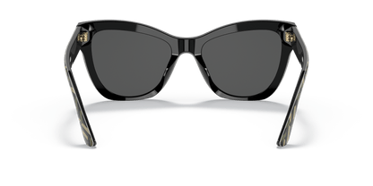 משקפי שמש של ורסאצ'ה שחור-אפור כהה | Versace VE4417U Black-Dark Grey