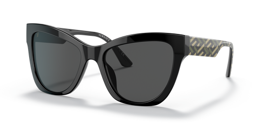 משקפי שמש של ורסאצ'ה שחור-אפור כהה | Versace VE4417U Black-Dark Grey