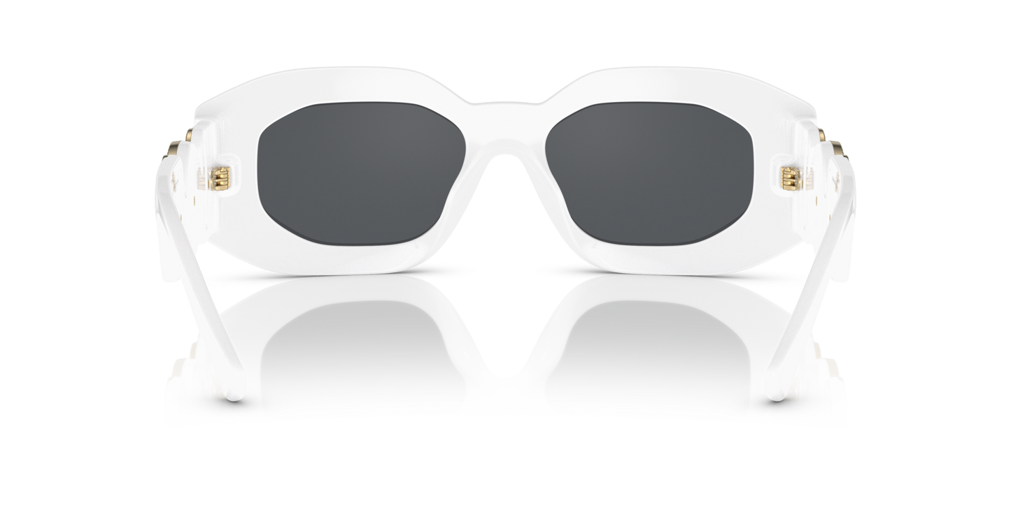 משקפי שמש של ורסאצ'ה לבן-אפור כהה | Versace VE4425U White-Dark Grey
