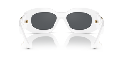 משקפי שמש של ורסאצ'ה לבן-אפור כהה | Versace VE4425U White-Dark Grey