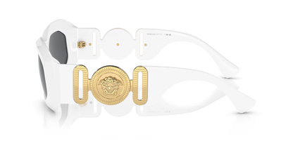 משקפי שמש של ורסאצ'ה לבן-אפור כהה | Versace VE4425U White-Dark Grey