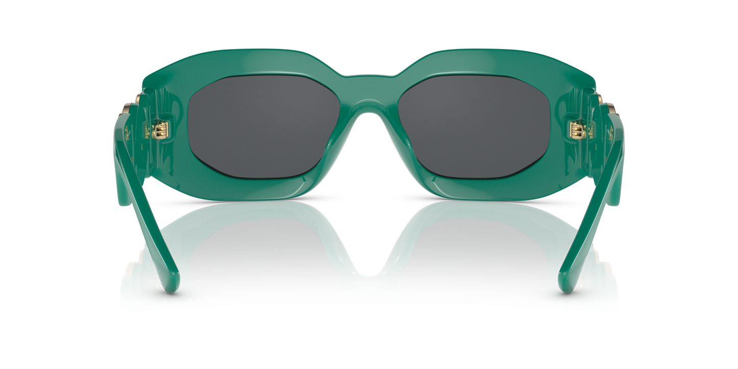 משקפי שמש של ורסאצ'ה ירוק-אפור כהה | Versace VE4425U Green-Dark Grey