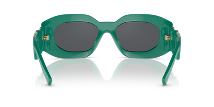 משקפי שמש של ורסאצ'ה ירוק-אפור כהה | Versace VE4425U Green-Dark Grey
