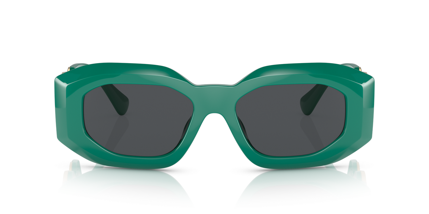 משקפי שמש של ורסאצ'ה ירוק-אפור כהה | Versace VE4425U Green-Dark Grey