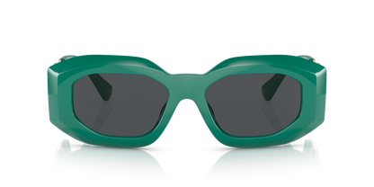 משקפי שמש של ורסאצ'ה ירוק-אפור כהה | Versace VE4425U Green-Dark Grey