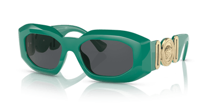 משקפי שמש של ורסאצ'ה ירוק-אפור כהה | Versace VE4425U Green-Dark Grey
