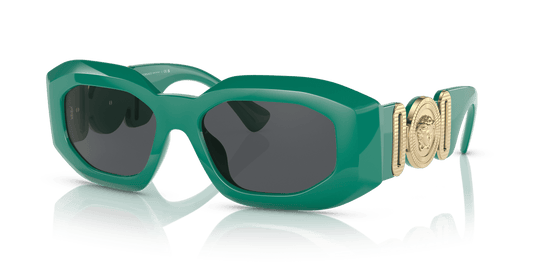 משקפי שמש של ורסאצ'ה ירוק-אפור כהה | Versace VE4425U Green-Dark Grey
