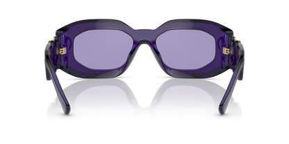 משקפי שמש של ורסאצ'ה סגול שקוף-סגול | Versace VE4425U Purple Transparent-Violet