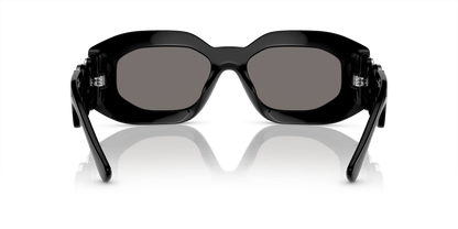 Versace Sunglasses Black-Light Grey Mirror Silver 80 | Versace VE4425U Black-Light Grey Mirror Silver 80