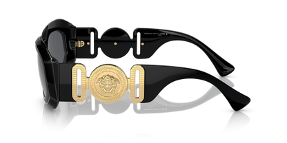 Versace Sunglasses Black-Dark Grey | Versace VE4425U Black-Dark Grey