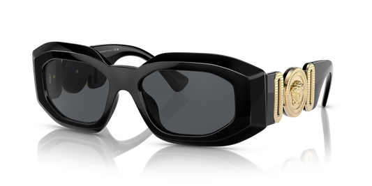 Versace Sunglasses Black-Dark Grey | Versace VE4425U Black-Dark Grey