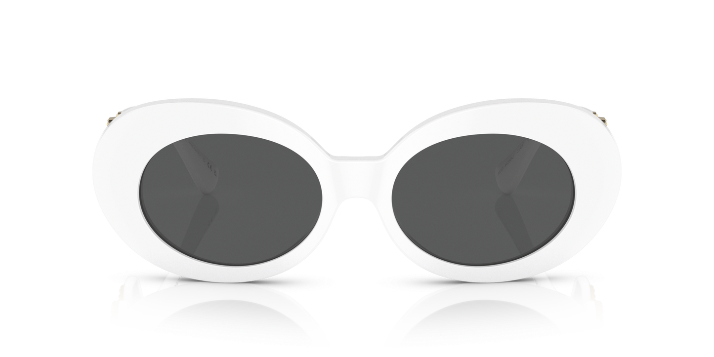 משקפי שמש של ורסאצ'ה לבן-אפור כהה | Versace VE4426BU White-Dark Grey