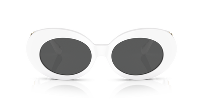 משקפי שמש של ורסאצ'ה לבן-אפור כהה | Versace VE4426BU White-Dark Grey