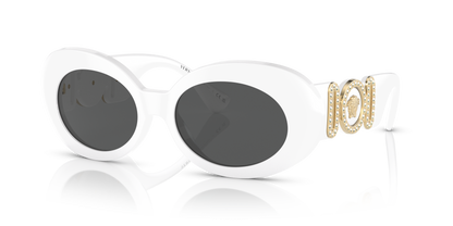 משקפי שמש של ורסאצ'ה לבן-אפור כהה | Versace VE4426BU White-Dark Grey