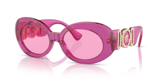 Versace Transparent Sunglasses Fuchsia-Fuchsia | Versace VE4426BU Transparent Fuxia-Fuchsia