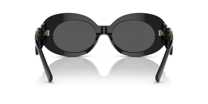 משקפי שמש של ורסאצ'ה שחור-אפור כהה | Versace VE4426BU Black-Dark Grey