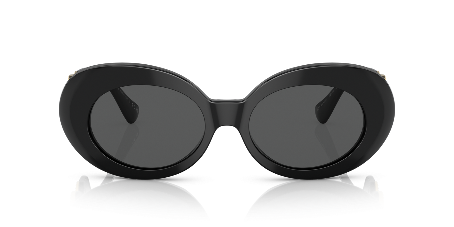 משקפי שמש של ורסאצ'ה שחור-אפור כהה | Versace VE4426BU Black-Dark Grey
