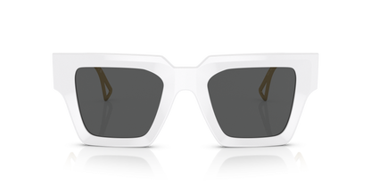 Versace Sunglasses White-Dark Grey | Versace VE4431 White-Dark Grey