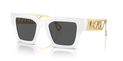 Versace Sunglasses White-Dark Grey | Versace VE4431 White-Dark Grey