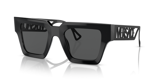 משקפי שמש של ורסאצ'ה שחור-אפור כהה | Versace VE4431 Black-Dark Grey