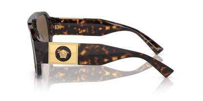 משקפי שמש של ורסאצ'ה הוואנה-חום כהה | Versace VE4436U Havana-Dark Brown