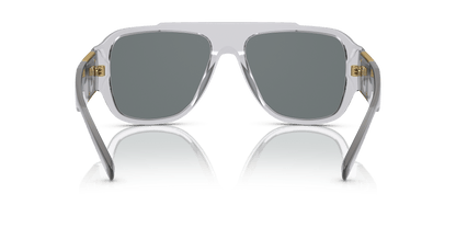 Versace Sunglasses Transparent Grey-Dark Blue | Versace VE4436U Transparent Grey-Dark Blue