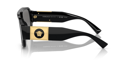 Versace Sunglasses Black-Dark Grey Polar | Versace VE4436U Black-Dark Grey Polar