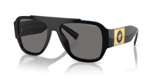 Versace Sunglasses Black-Dark Grey Polar | Versace VE4436U Black-Dark Grey Polar
