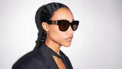 משקפי שמש של ורסאצ'ה הוואנה-חום כהה | Versace VE4437U Havana-Dark Brown