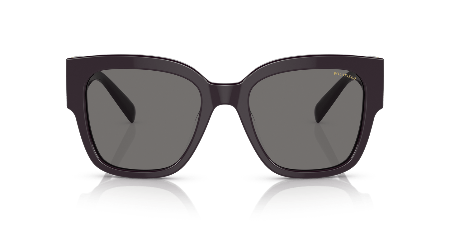 משקפי שמש ורסאצ'ה בורדו-פולאר אפור כהה | Versace VE4437U Bordeaux-Polar Dark Grey
