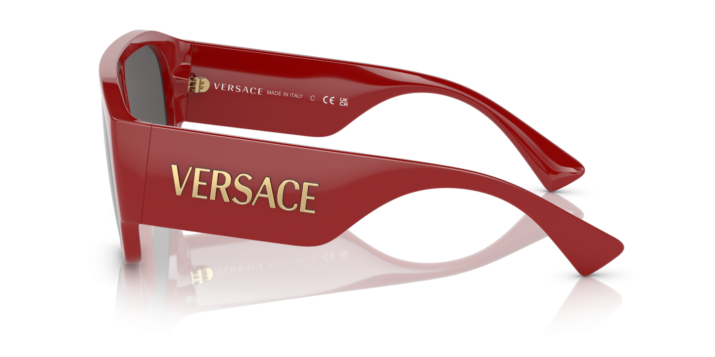 Versace Sunglasses Red-Dark Grey | Versace VE4439 Red-Dark Grey