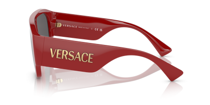 Versace Sunglasses Red-Dark Grey | Versace VE4439 Red-Dark Grey