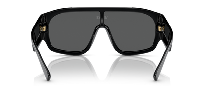 Versace Sunglasses Black-Dark Grey | Versace VE4439 Black-Dark Grey