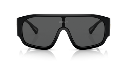 Versace Sunglasses Black-Dark Grey | Versace VE4439 Black-Dark Grey