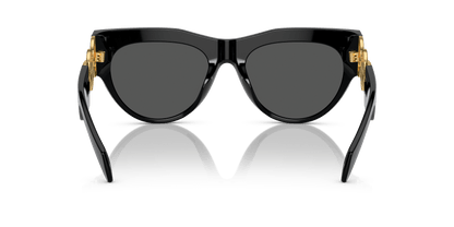Versace Sunglasses Black-Dark Grey | Versace VE4440U Black-Dark Grey
