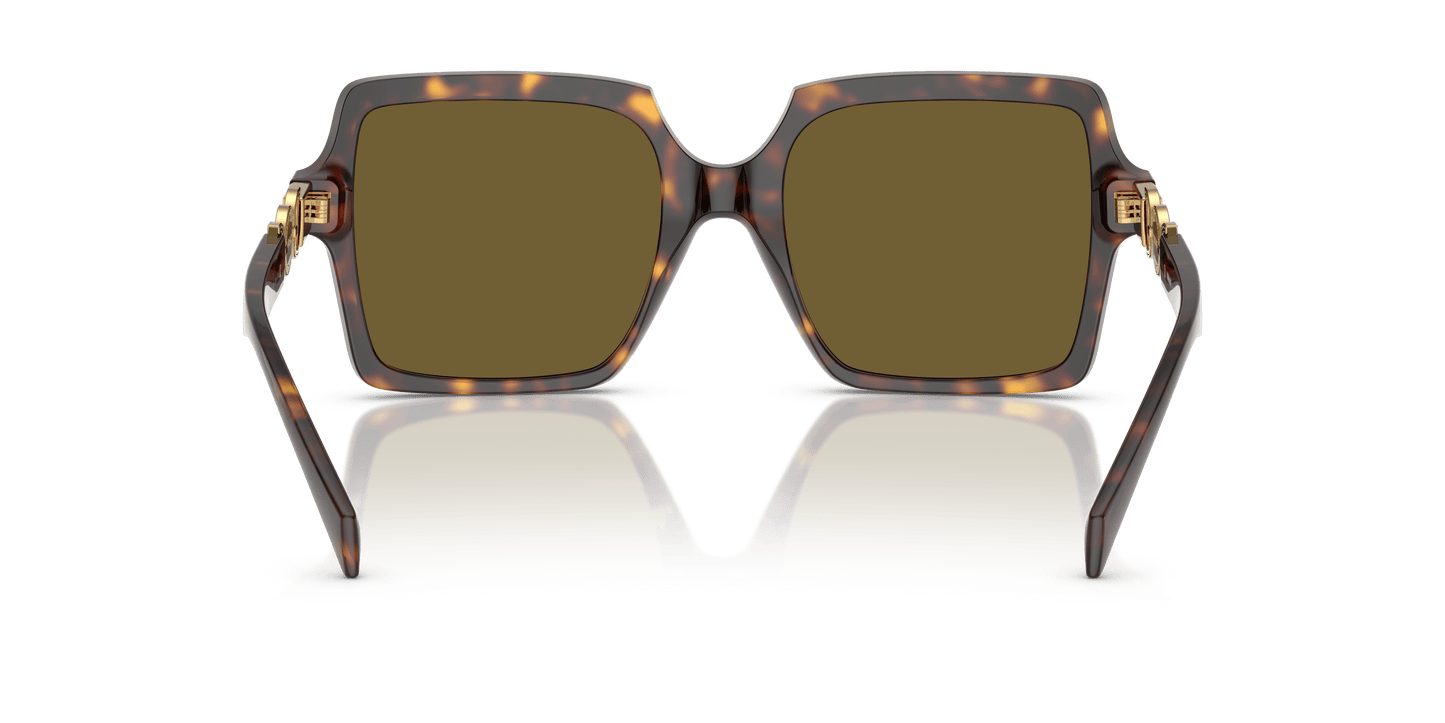 משקפי שמש של ורסאצ'ה הוואנה-חום כהה | Versace VE4441 Havana-Dark Brown