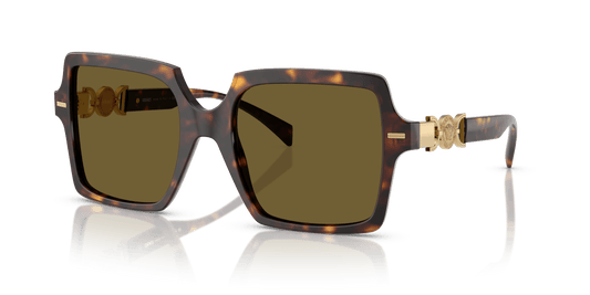 משקפי שמש של ורסאצ'ה הוואנה-חום כהה | Versace VE4441 Havana-Dark Brown