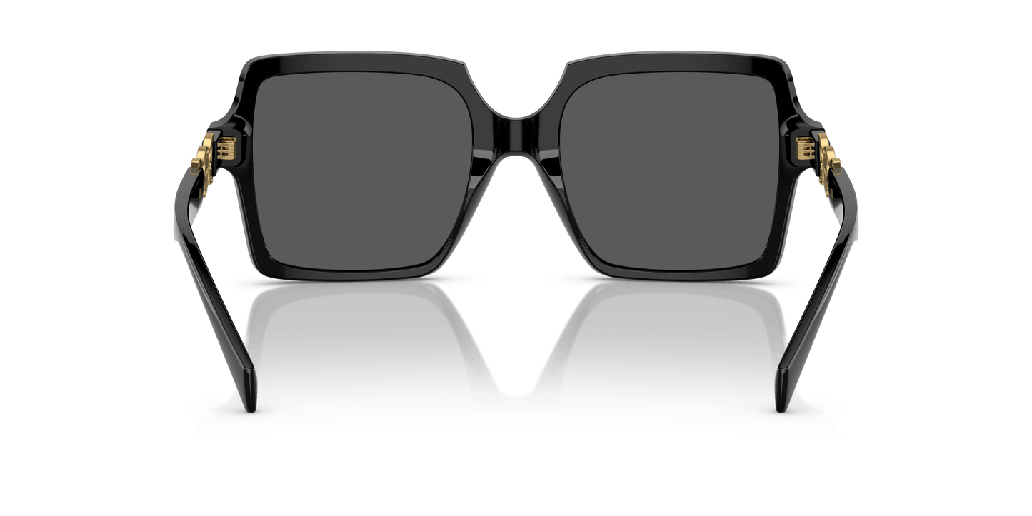 Versace Sunglasses Black-Dark Grey | Versace VE4441 Black-Dark Grey