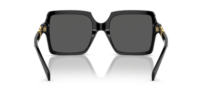 Versace Sunglasses Black-Dark Grey | Versace VE4441 Black-Dark Grey
