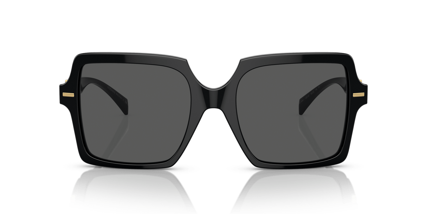 Versace Sunglasses Black-Dark Grey | Versace VE4441 Black-Dark Grey