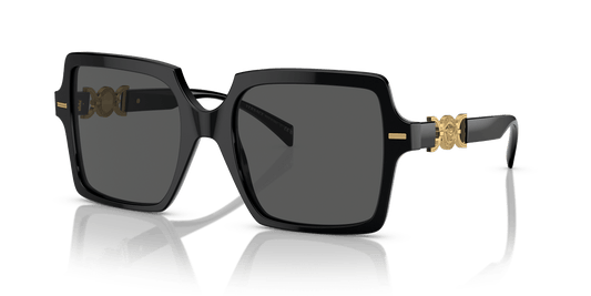 Versace Sunglasses Black-Dark Grey | Versace VE4441 Black-Dark Grey
