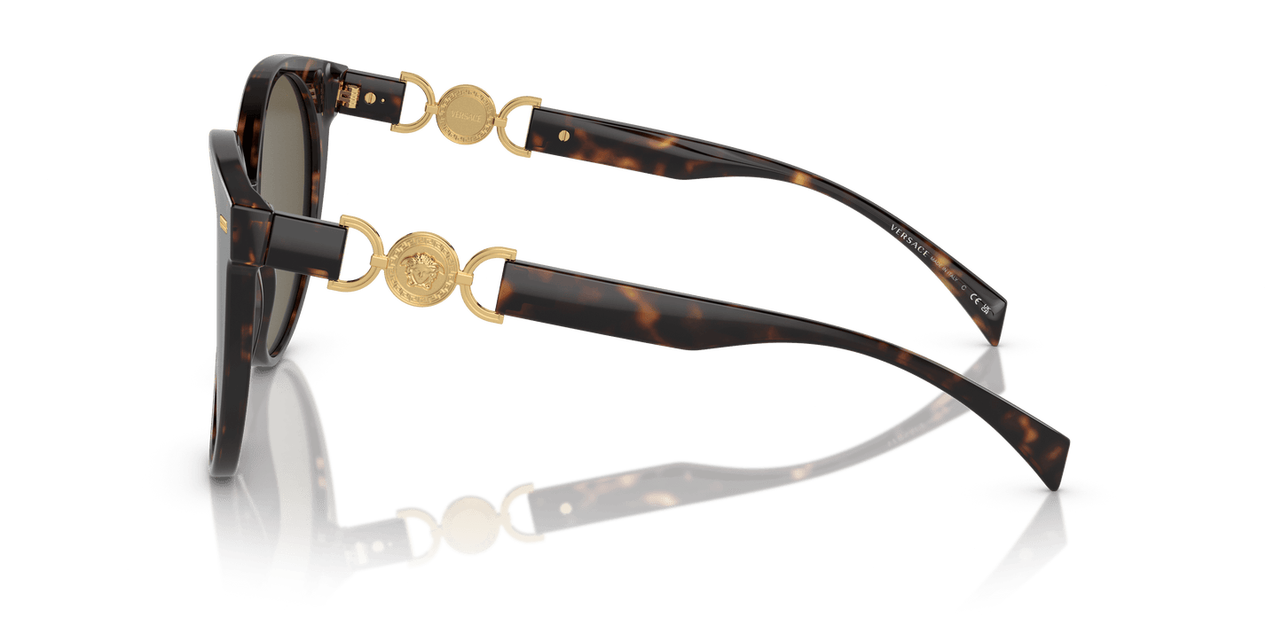 משקפי שמש של ורסאצ'ה הוואנה-חום | Versace VE4442 Havana-Brown