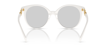 משקפי שמש של ורסאצ'ה לבן-צילום אפור | Versace VE4442 White-Photo Grey
