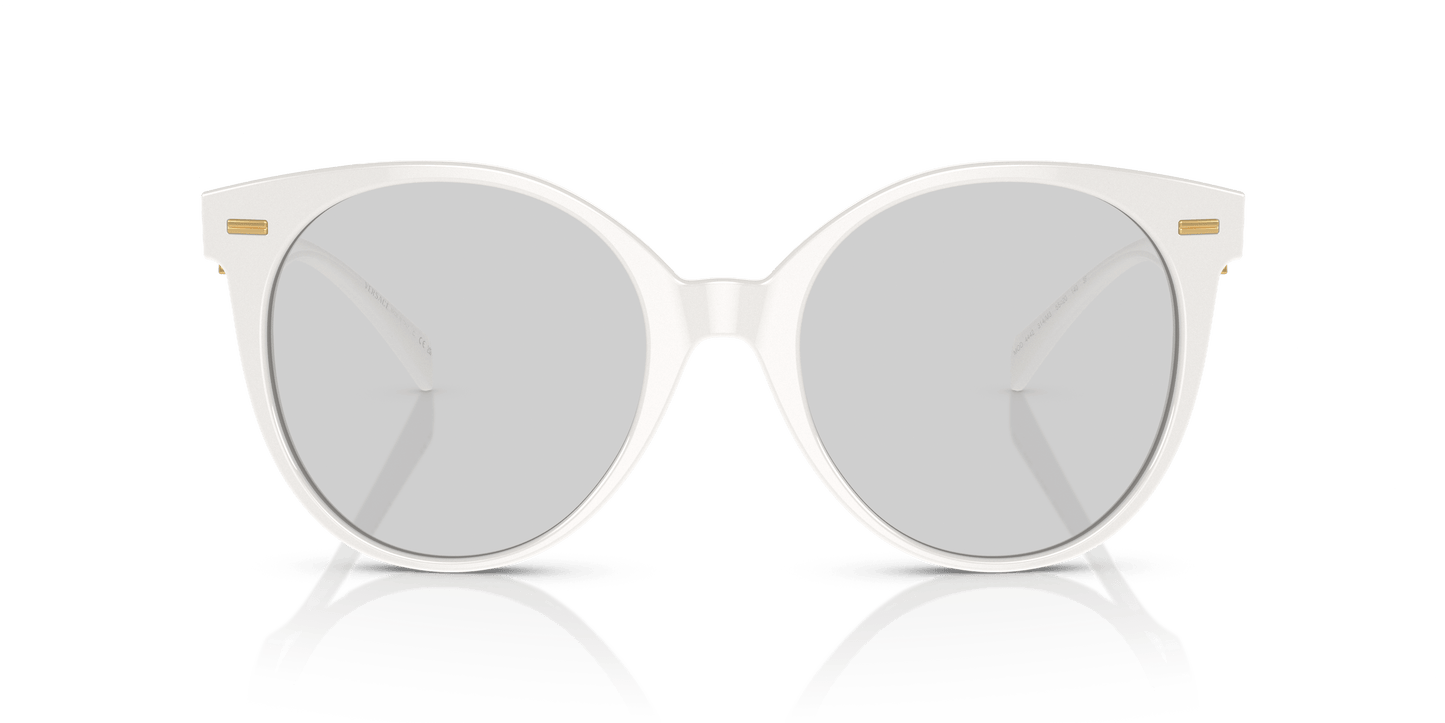 משקפי שמש של ורסאצ'ה לבן-צילום אפור | Versace VE4442 White-Photo Grey