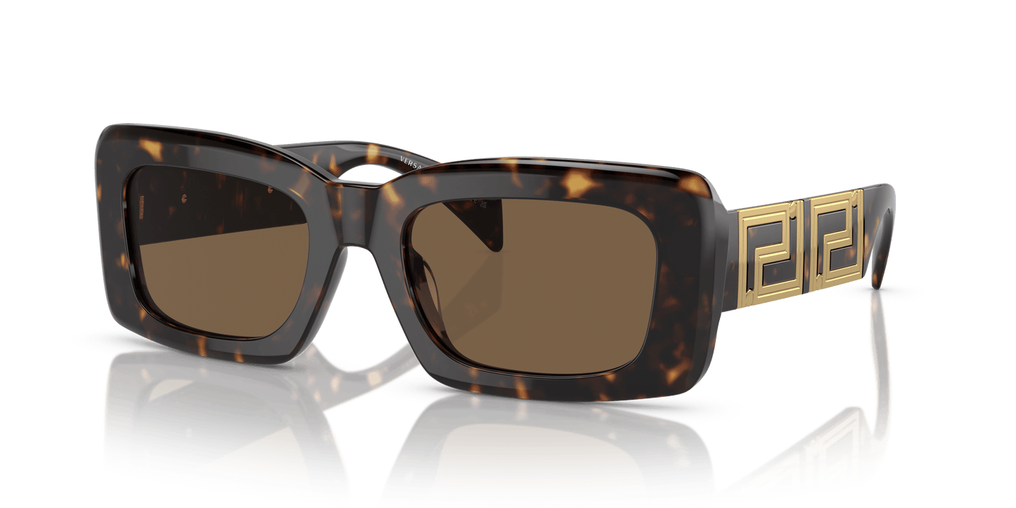 משקפי שמש של ורסאצ'ה הוואנה-חום כהה | Versace VE4444U Havana-Dark Brown