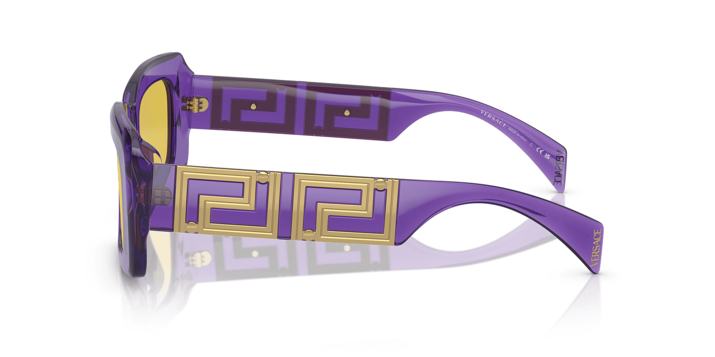 Hebrew | Versace VE4444U Transparent Violet- (Copy)
