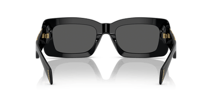 Versace Sunglasses Black-Dark Grey | Versace VE4444U Black-Dark Grey