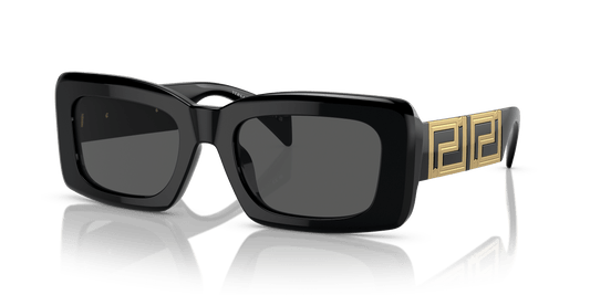 Versace Sunglasses Black-Dark Grey | Versace VE4444U Black-Dark Grey